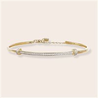 Pulsera Ultima Edizione tennis in Plata Cubic Zirconia BAO1862_GIALLO
